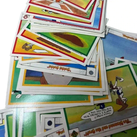 Lot of 50 Vintage 1990 Upper Deck Looney Tunes Cards 90s Baseball - Picture 3 of 7